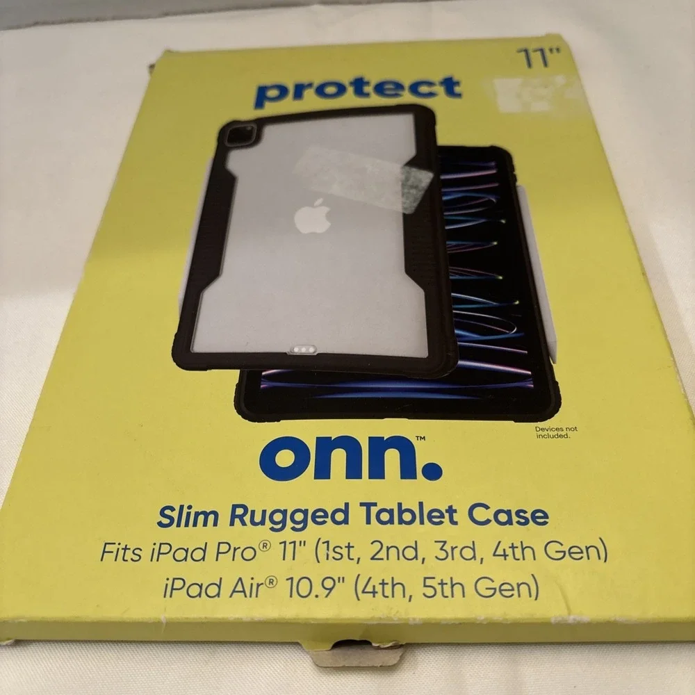 onn. 1042801 Slim Rugged Tablet Case for 11'' Screen iPad Pro and 10.9